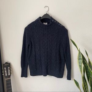 Women’s Medium Navy St. John’s Bay Knit Sweater